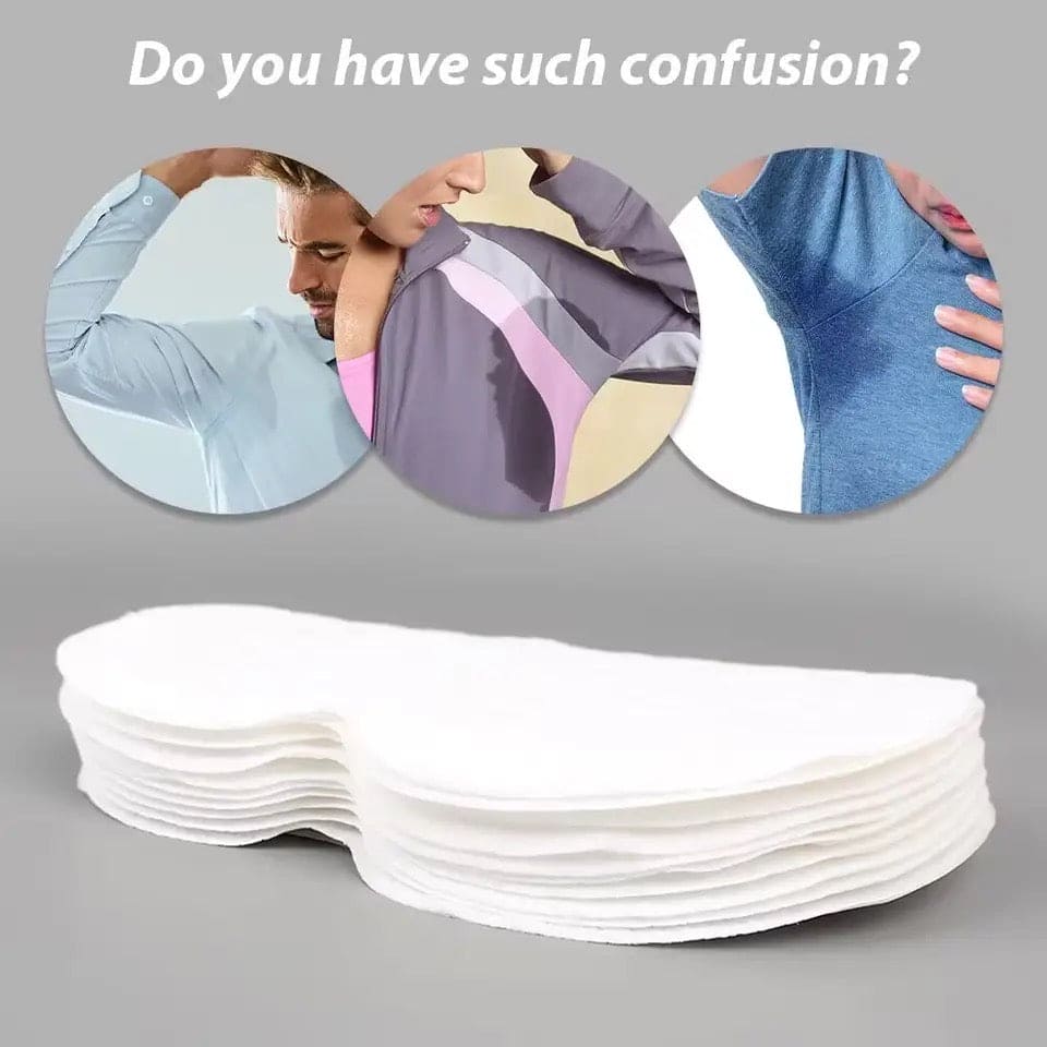 Sweat Pads, Unisex Summer Deodorants Underarm Anti Perspiration Sweat Pads